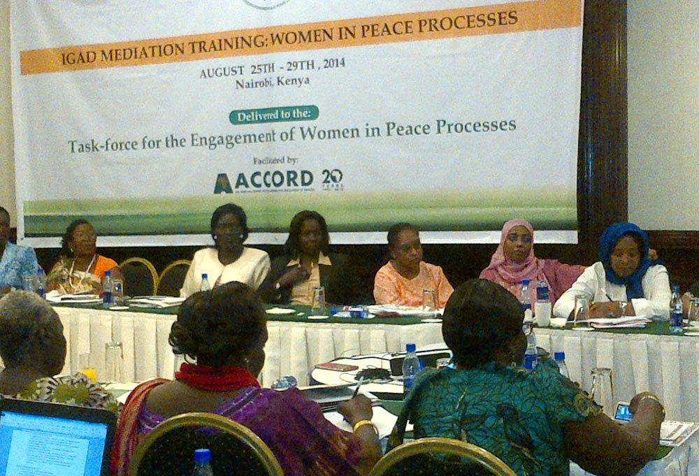 ACCORD’s Training Unit collaborates with IGAD to train women mediators from Sudan and South Sudan
